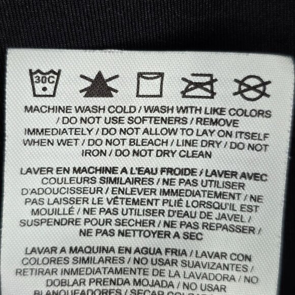 Mens Nike Golf Dri-Fit Tour Performance Black Shirt Long Sleeve Mock Neck XL - Picture 9 of 9